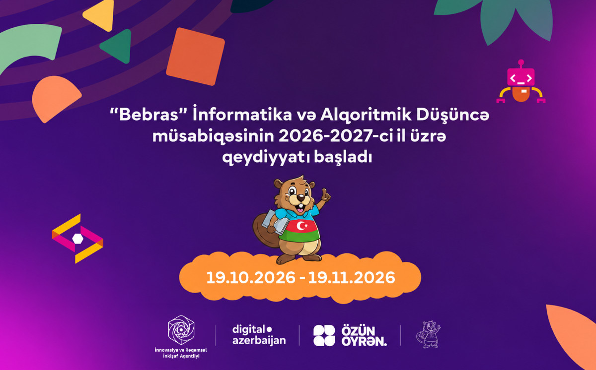 Məktəblilər üçün beynəlxalq informatika müsabiqəsinə qeydiyyat başlayıb 