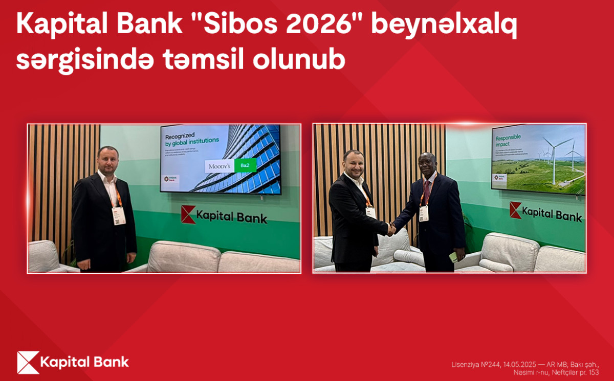 Представители Kapital Bank провели более 30 деловых встреч в рамках «Sibos 2026» 